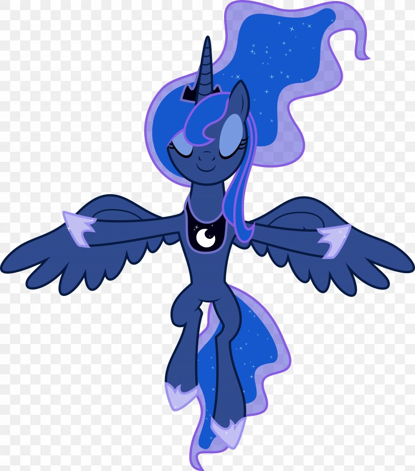 Princess Luna Twilight Sparkle DeviantArt Pony, PNG, 6400x7271px, Princess Luna, Art, Cartoon, Cobalt Blue, Deviantart Download Free
