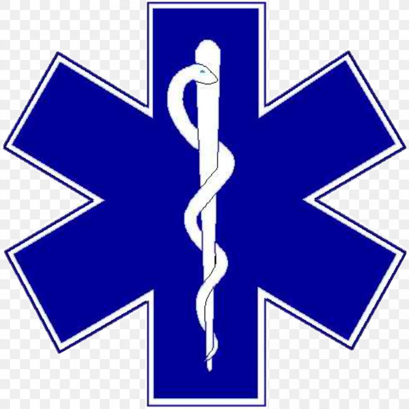 Star Of Life Emergency Medical Services Paramedic Emergency Medical Technician, PNG, 1039x1040px, Star Of Life, Ambulance, Area, Blue, Cross Download Free