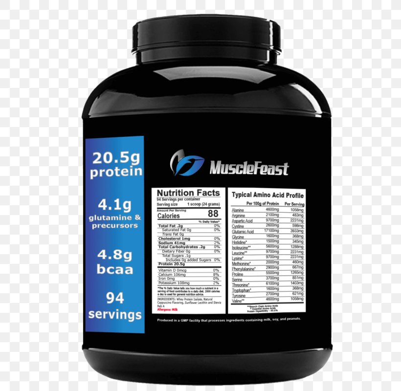 Dietary Supplement Muscle Feast Whey Protein Isolate Muscle Feast, LLC, PNG, 800x800px, Dietary Supplement, Bodybuilding Supplement, Brand, Flavor, Oat Download Free