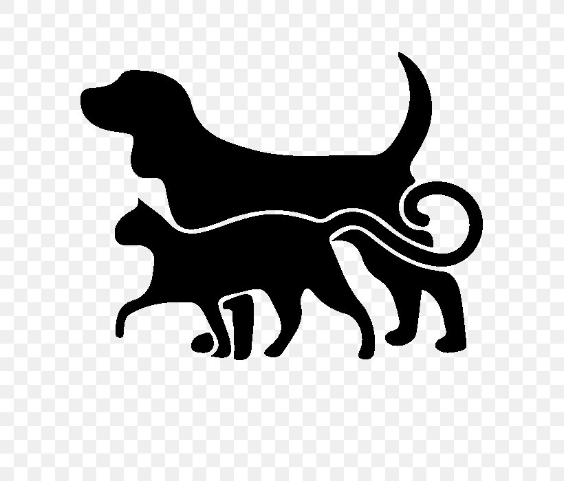 dog and cat silhouette png