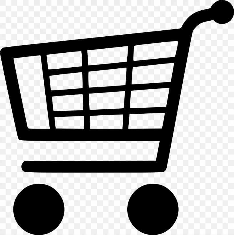 Shopping Cart E-commerce Business, PNG, 980x982px, Shopping Cart, Area, Black And White, Business, Cart Download Free