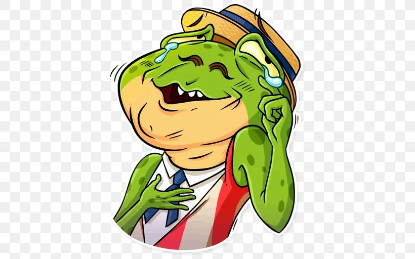 Telegram Sticker Social Network Tree Frog Clip Art, PNG, 512x512px, Telegram, Amphibian, Analysis, Android, Art Download Free