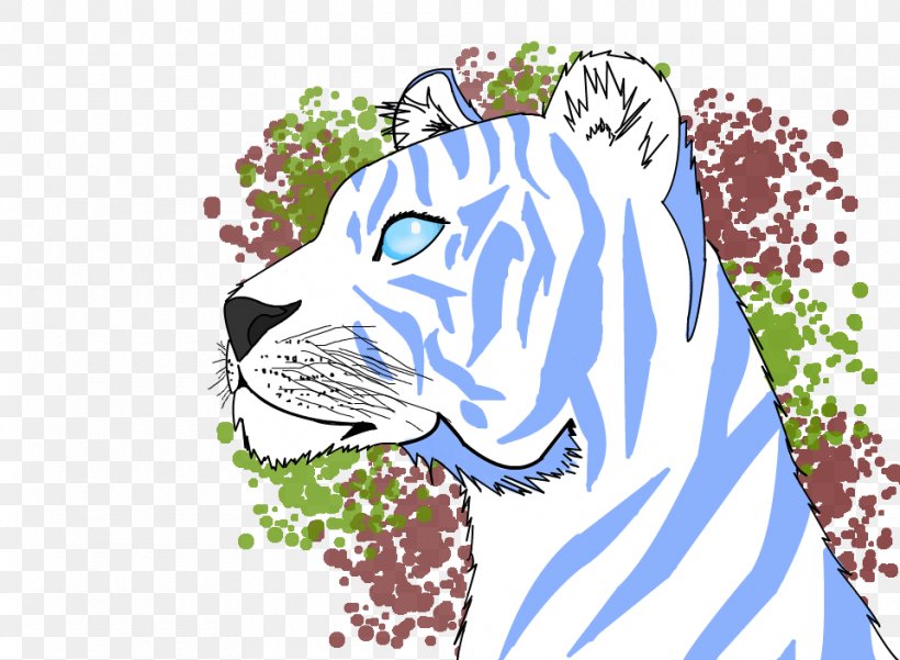 Tiger Whiskers Cat Cartoon, PNG, 960x704px, Watercolor, Cartoon, Flower, Frame, Heart Download Free