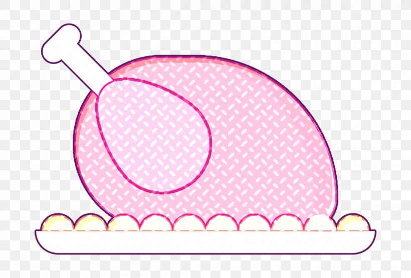 Chicken Icon Turkey Icon Restaurant Icon, PNG, 1204x816px, Chicken Icon, Circle, Magenta, Pink, Restaurant Icon Download Free