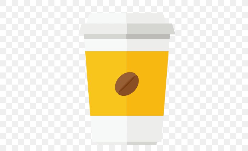 Coffee Cup Rectangle, PNG, 500x500px, Coffee Cup, Cup, Drinkware, Rectangle, Yellow Download Free