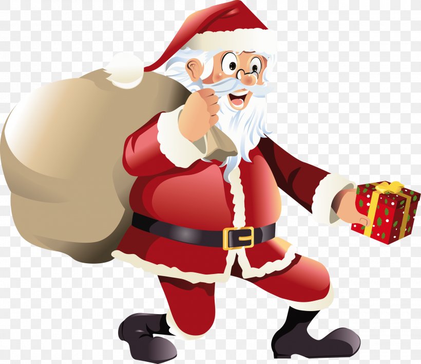 Santa Claus Desktop Wallpaper Clip Art, PNG, 2500x2160px, Santa Claus, Christmas, Christmas Gift, Christmas Ornament, Fictional Character Download Free