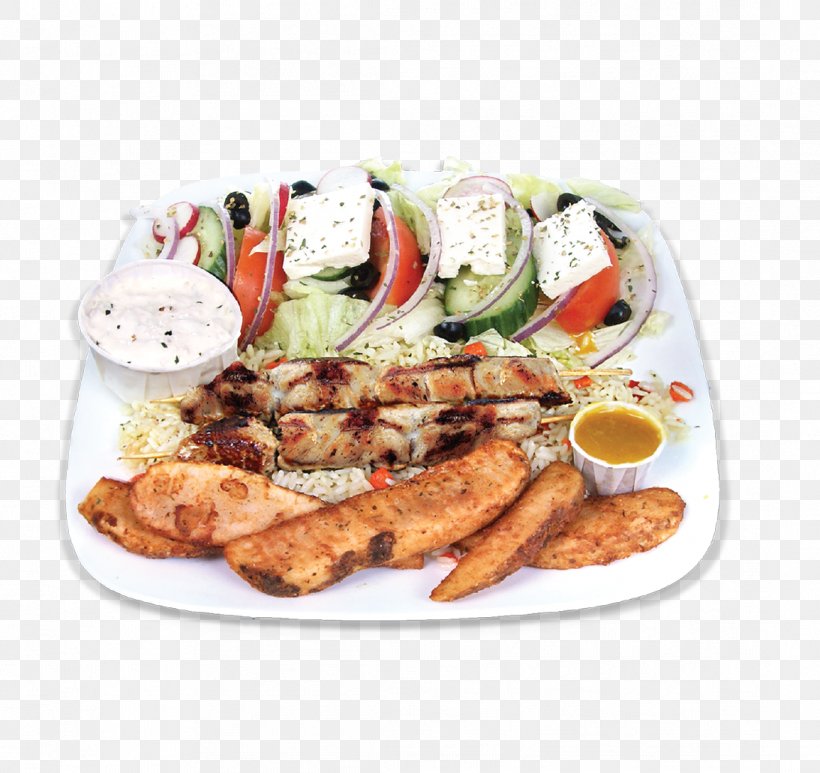 Souvlaki Full Breakfast Kebab Finger Food, PNG, 1093x1031px, Souvlaki, Appetizer, Breakfast, Cuisine, Deep Frying Download Free