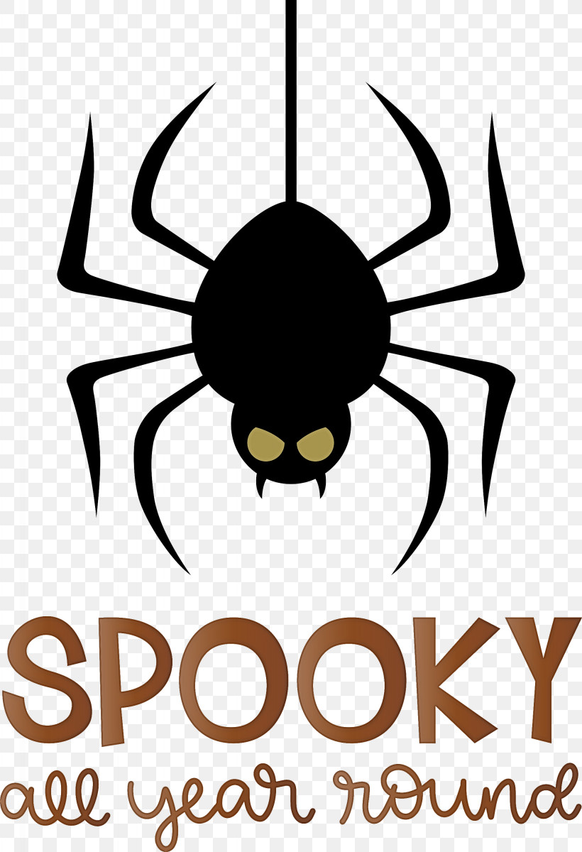 Spooky Halloween, PNG, 2049x3000px, Spooky, Biology, Halloween, Insects, Logo Download Free