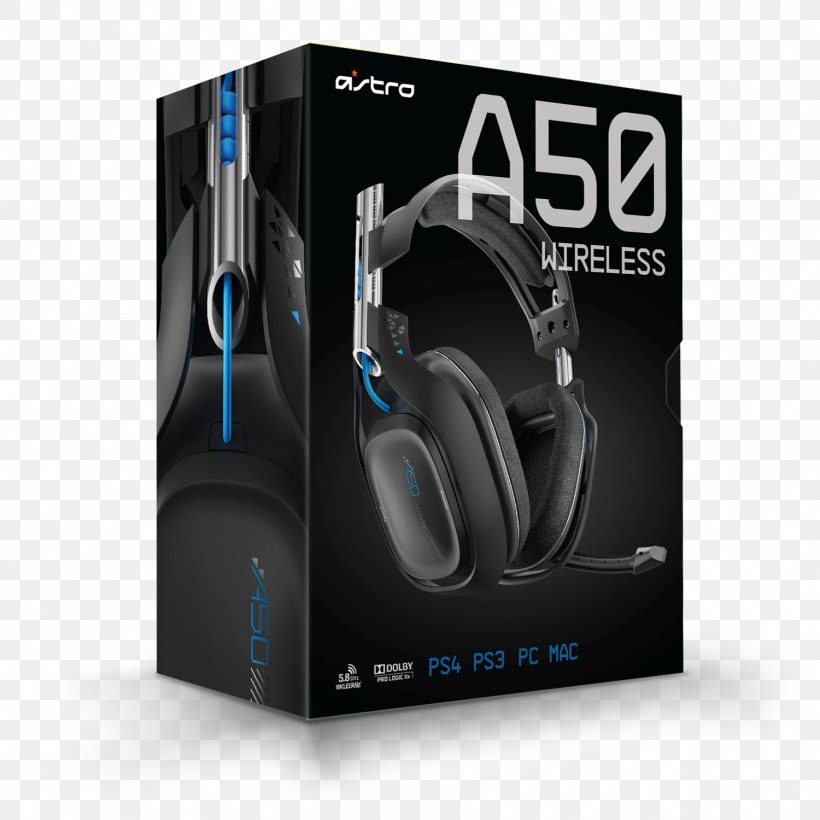 ASTRO Gaming A50 Headset PlayStation 4 Video Games Headphones, PNG, 1500x1500px, Astro Gaming A50, Astro Gaming, Astro Gaming A10, Audio, Audio Equipment Download Free
