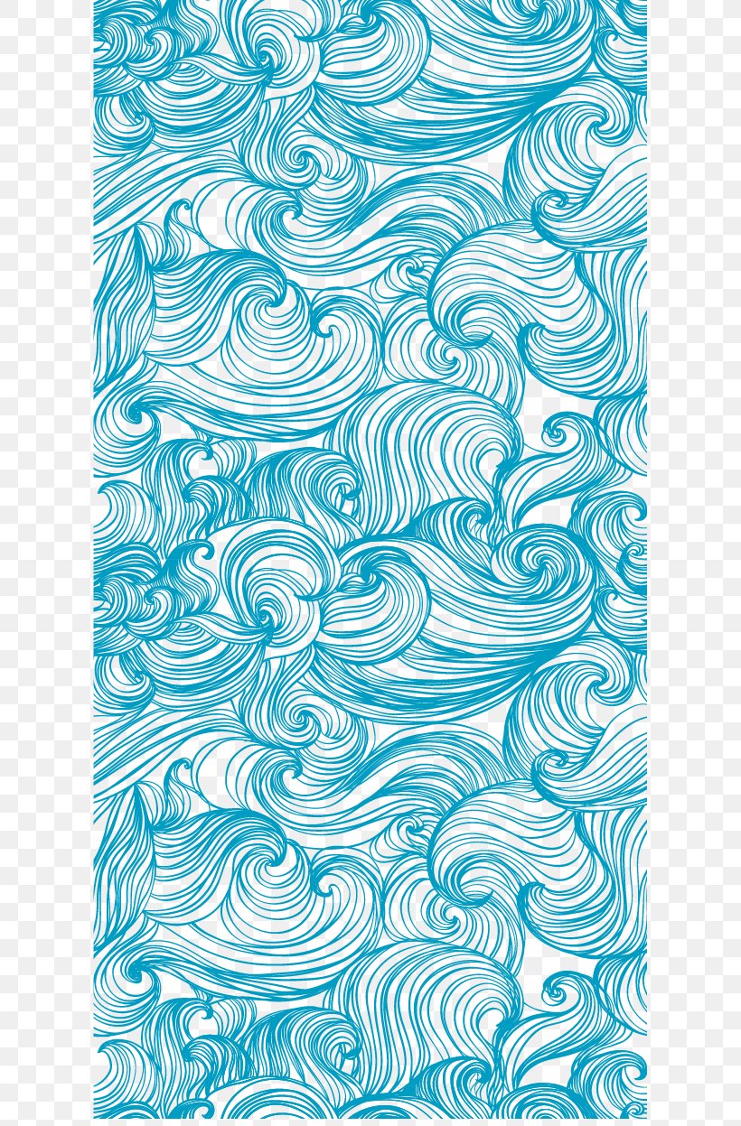 Wind Wave Pattern, PNG, 613x1247px, Wave, Black And White, Blue, Capillary Wave, Monochrome Download Free