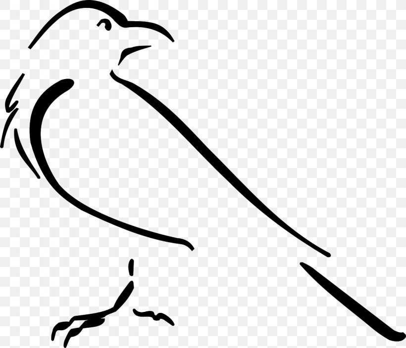 Crow Line Art Drawing Clip Art, PNG, 1280x1100px, Crow, Art, Artwork, Beak, Bird Download Free