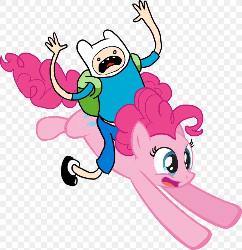 Pony Pinkie Pie Rainbow Dash Finn The Human Cartoon, PNG, 900x929px, Watercolor, Cartoon, Flower, Frame, Heart Download Free