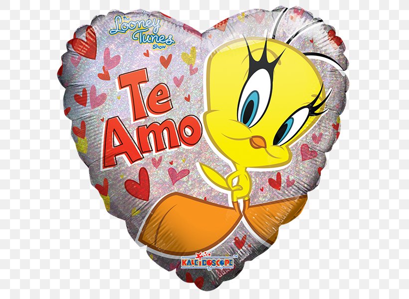 Tweety Looney Tunes Love Toy Balloon, PNG, 600x600px, Tweety, Balloon, Birthday, Friendship, Gift Download Free