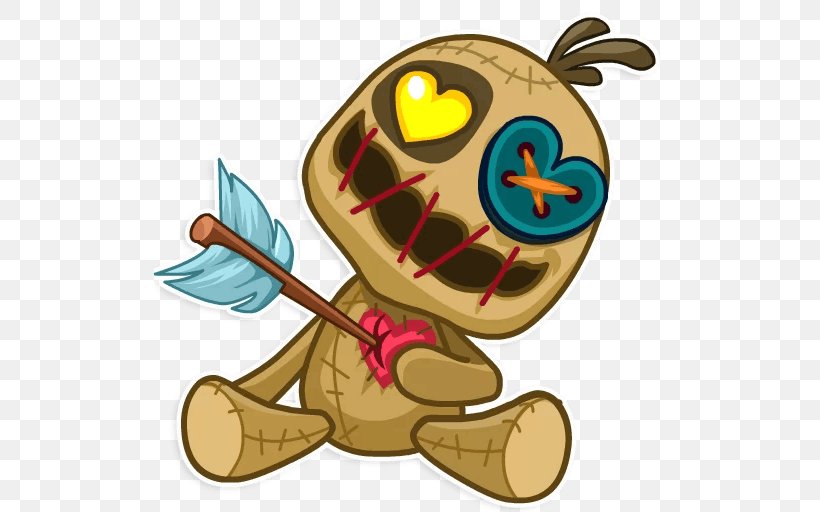 Voodoo Doll West African Vodun Telegram Sticker, PNG, 512x512px, Voodoo Doll, Doll, Food, Lead, Limited Liability Partnership Download Free