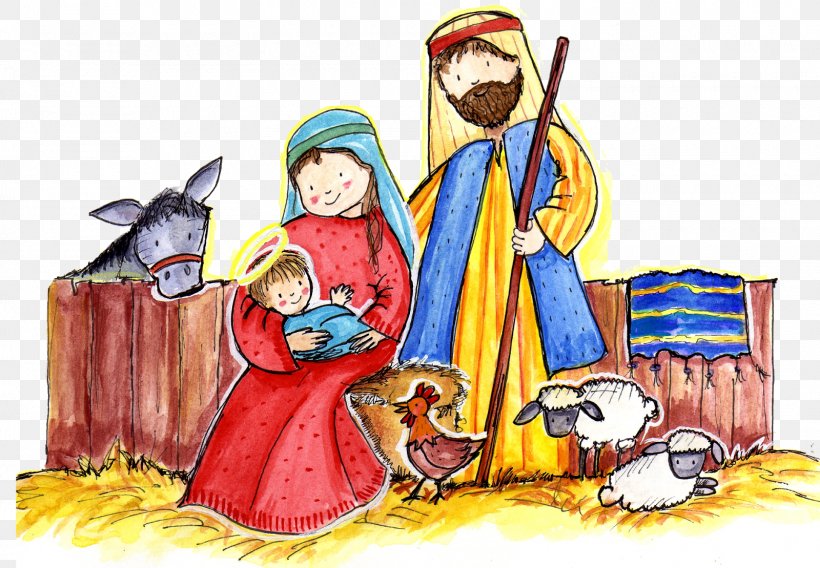 Manger Christmas Decoration Nativity Scene Animaatio, PNG, 1600x1109px, Manger, Animaatio, Art, Biblical Magi, Cartoon Download Free
