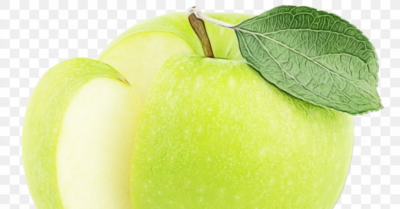 Apple Green Granny Smith Natural Foods Fruit, PNG, 1200x630px, Watercolor, Apple, Food, Fruit, Granny Smith Download Free