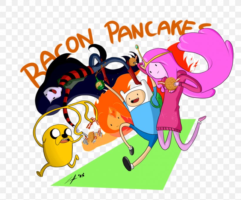 Bacon Pancakes Bacon Pancakes Marceline The Vampire Queen Princess Bubblegum, PNG, 900x750px, Bacon, Adventure Time, Art, Bacon Pancakes, Cartoon Download Free