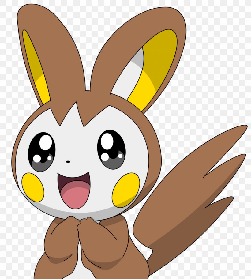 Domestic Rabbit Pachirisu Emolga Pokémon Pikachu, PNG, 1024x1138px, Watercolor, Cartoon, Flower, Frame, Heart Download Free