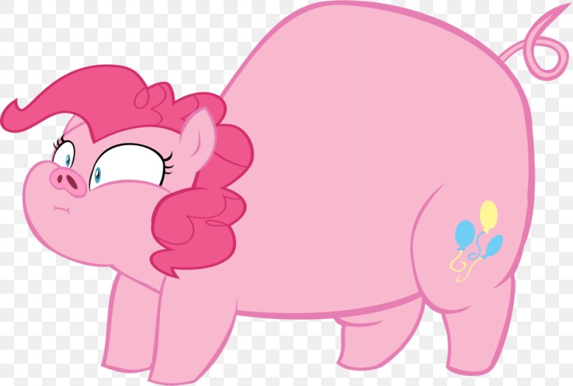 Pinkie Pie Domestic Pig Rainbow Dash Clip Art, PNG, 1024x690px, Watercolor, Cartoon, Flower, Frame, Heart Download Free