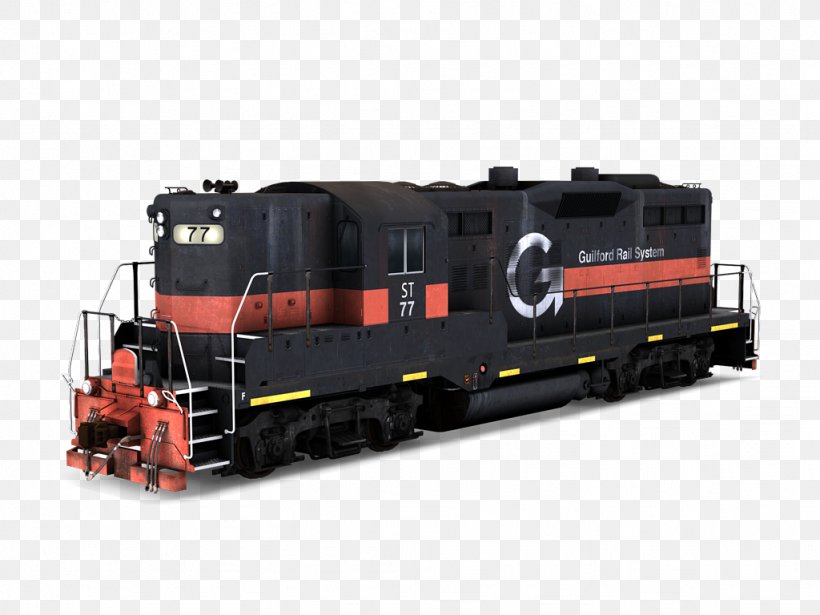 Rail Transport Train Electric Locomotive Manufacturers Railway, PNG, 1024x768px, Rail Transport, Canadian National Railway, Electric Locomotive, Electromotive Diesel, Emd Gp9 Download Free
