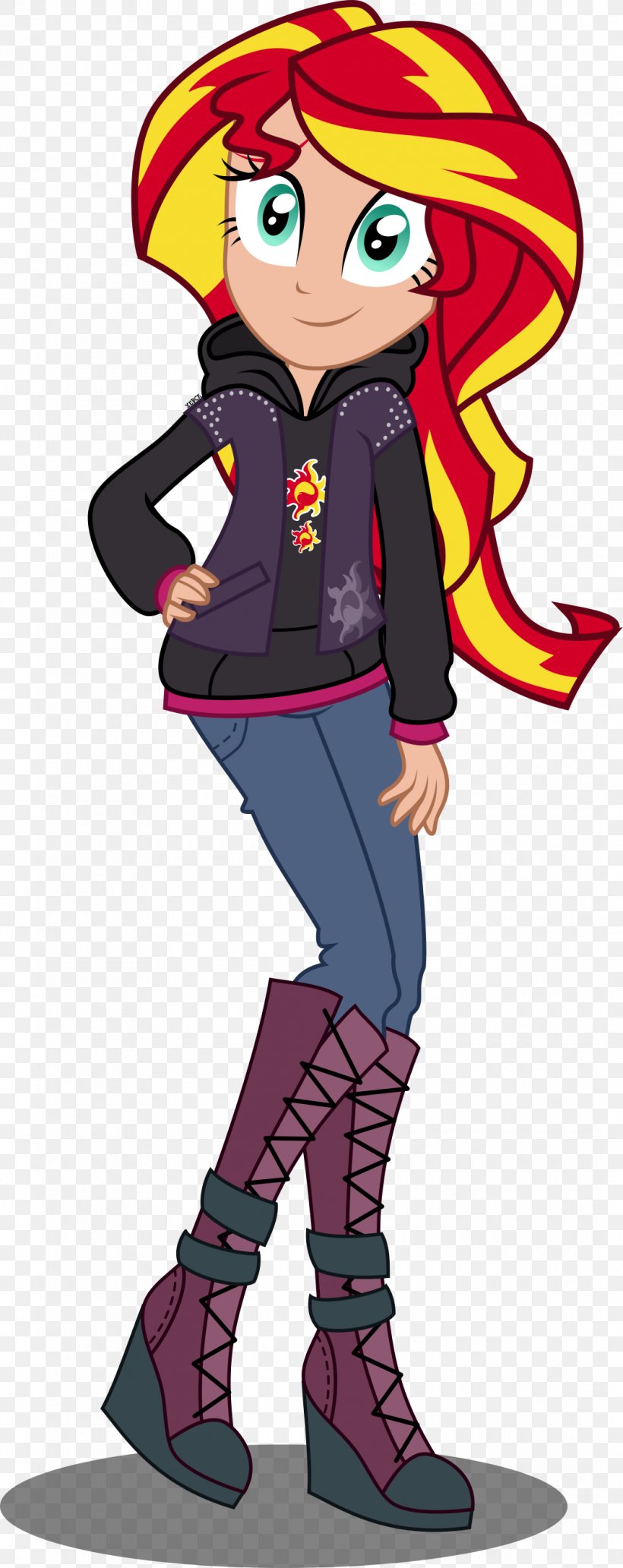 Sunset Shimmer Twilight Sparkle Rarity My Little Pony: Equestria Girls, PNG, 1060x2670px, Watercolor, Cartoon, Flower, Frame, Heart Download Free