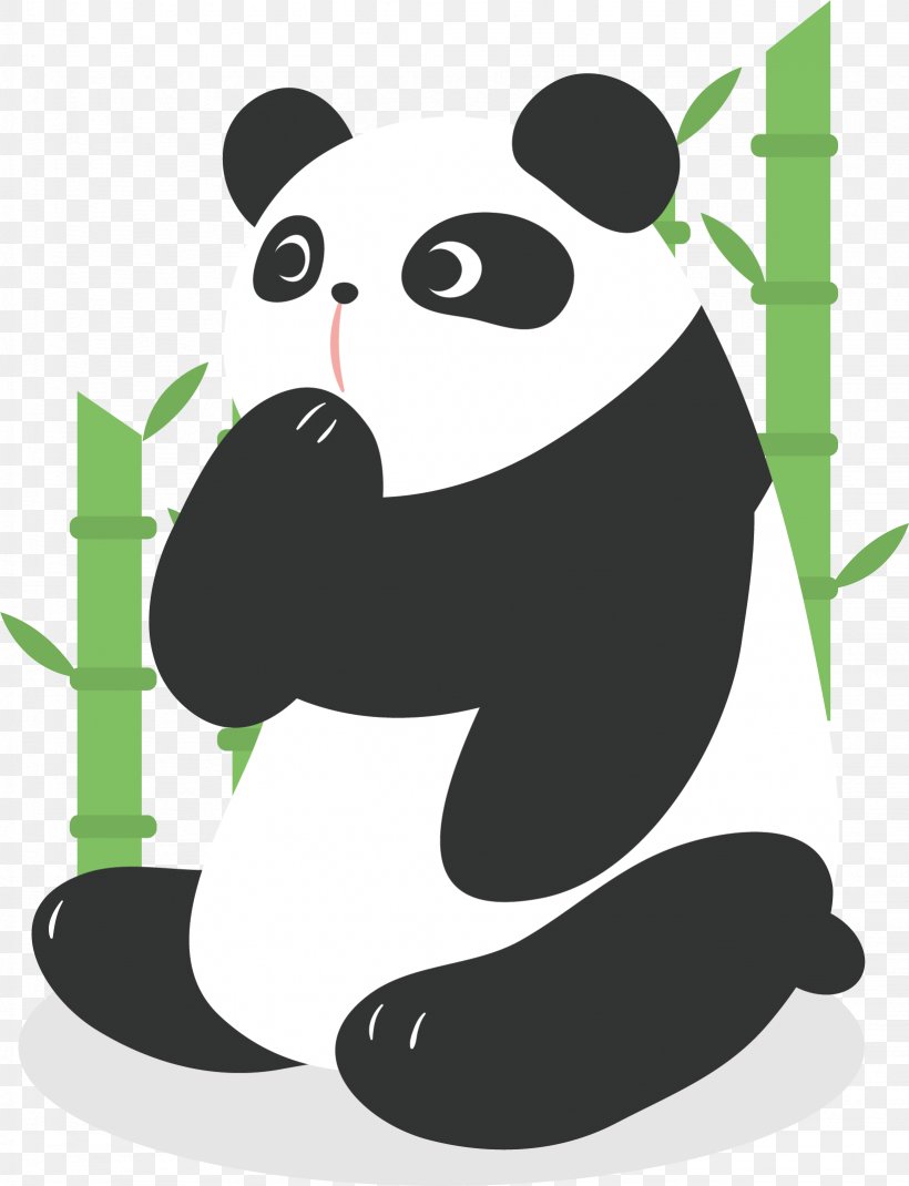 Giant Panda Euclidean Vector Clip Art, PNG, 1641x2142px, Giant Panda, Bamboo, Bear, Carnivoran, Cartoon Download Free