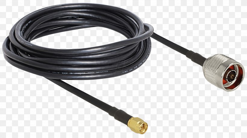 Coaxial Cable RP-SMA Electrical Connector DeLOCK Antennenkabel DeLOCK, PNG, 2766x1550px, Coaxial Cable, Aerials, Cable, Coaxial, Communication Download Free