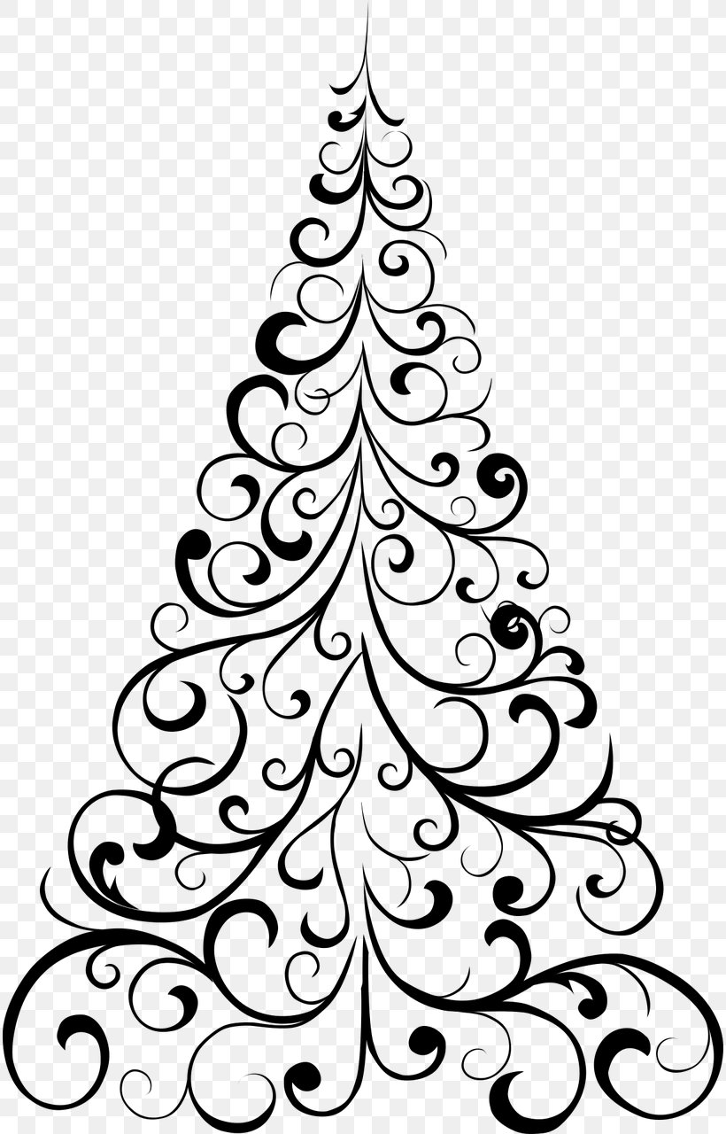 Drawing Christmas Tree Christmas Lights Clip Art, PNG, 814x1280px, Drawing, Black And White, Branch, Christmas, Christmas And Holiday Season Download Free