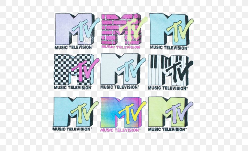 I Want My MTV 1980s Logo Television, PNG, 500x500px, Watercolor, Cartoon, Flower, Frame, Heart Download Free