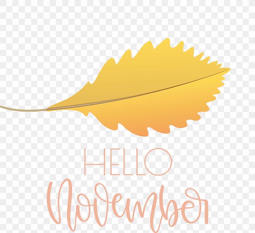 Leaf Logo Line Tree Meter, PNG, 3000x2743px, Hello November, Biology, Geometry, Leaf, Line Download Free