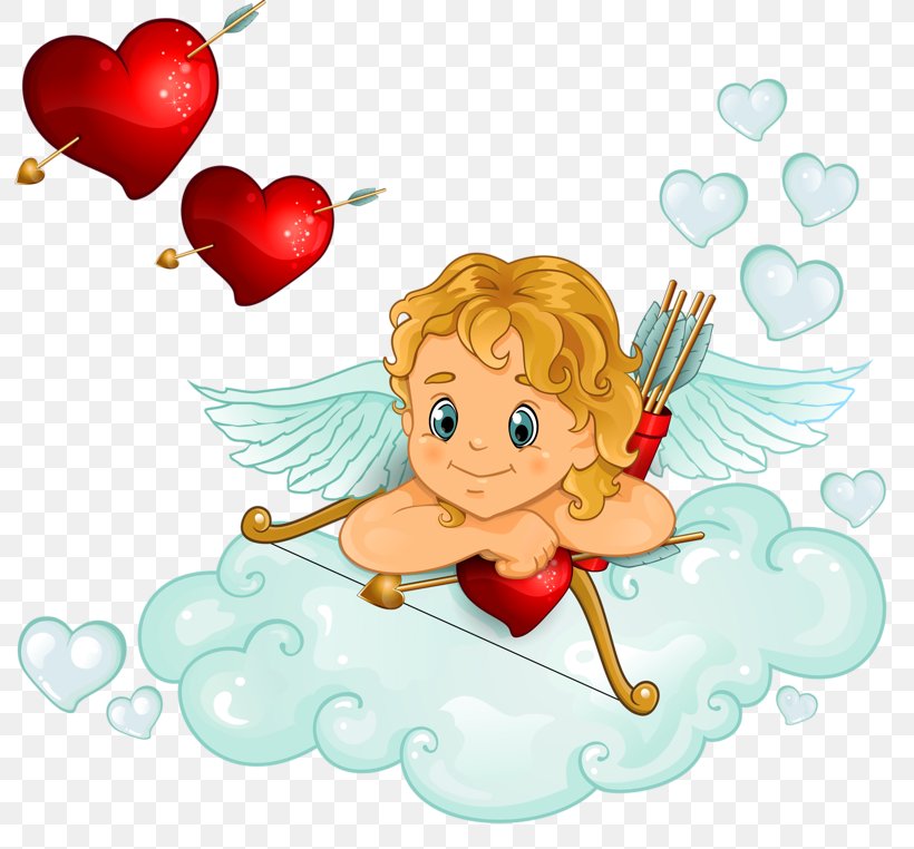 Cupid Cherub Clip Art Love, PNG, 800x762px, Watercolor, Cartoon, Flower, Frame, Heart Download Free