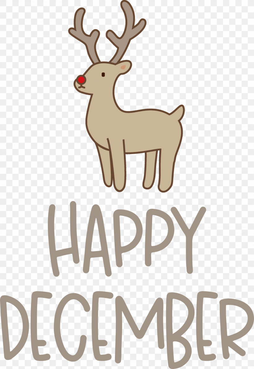 Happy December December, PNG, 2068x3000px, Happy December, Animal Figurine, Antler, Biology, December Download Free