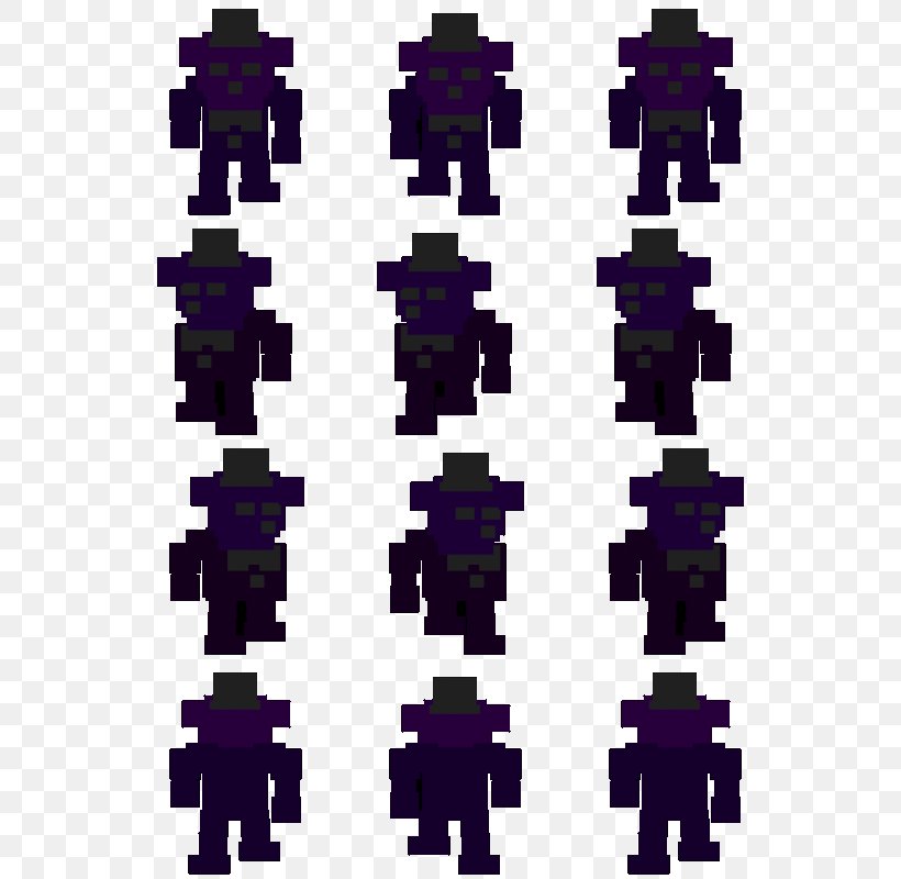 Five Nights At Freddy's 3 Freddy Fazbear's Pizzeria Simulator Sprite RPG Maker VX, PNG, 600x800px, Sprite, Autodesk 3ds Max, Bit, Information, Purple Download Free