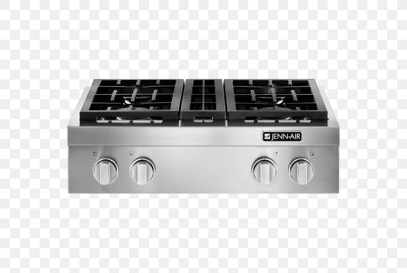 Jenn-Air Pro-Style JGRP430WP Cooking Ranges Stainless Steel Natural Gas, PNG, 550x550px, Jennair, Cast Iron, Cooking Ranges, Cooktop, Electric Stove Download Free