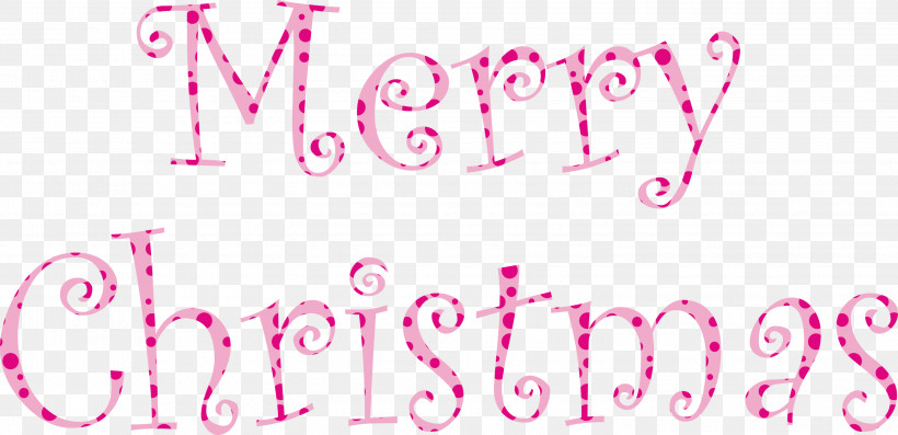 Merry Christmas Font, PNG, 3000x1456px, Merry Christmas Font, Heart, Love, Magenta, Pink Download Free