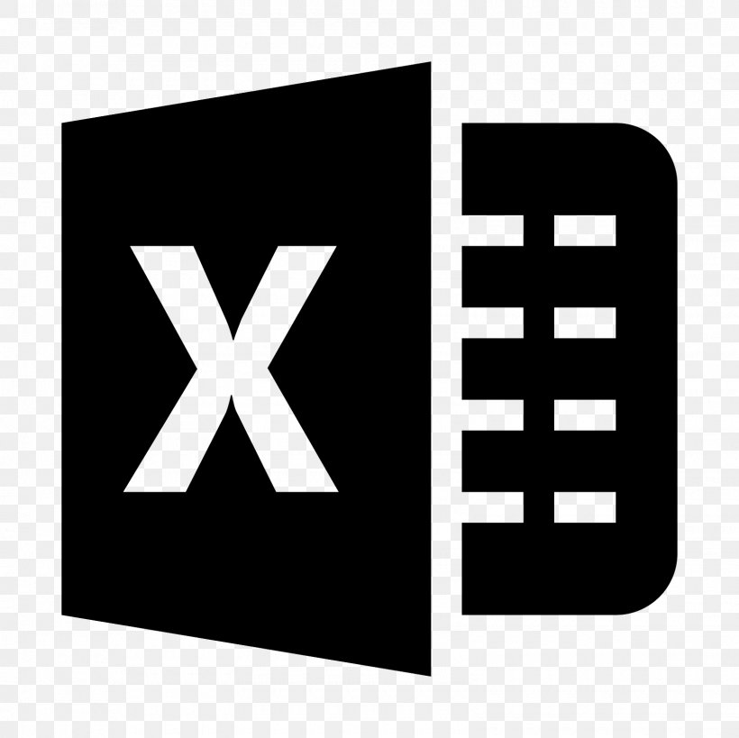 Microsoft Excel Microsoft Office 2013, PNG, 1600x1600px, Microsoft Excel, Area, Black, Black And White, Brand Download Free