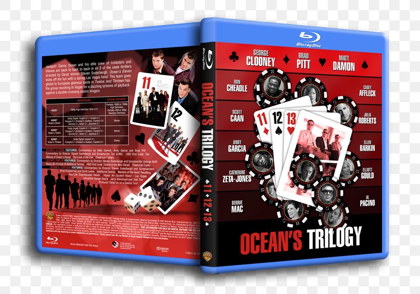 Blu-ray Disc High-definition Television Ocean's DVD 720p, PNG, 800x575px, Bluray Disc, Advertising, Animation, Box Set, Brand Download Free