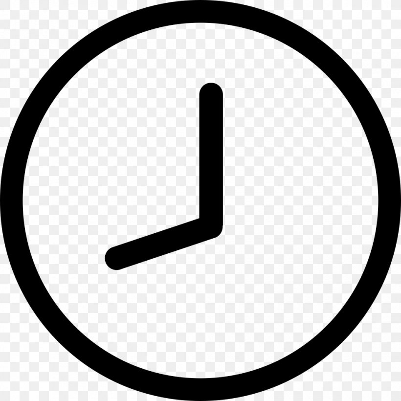 Oblique Vector, PNG, 980x980px, Clock, Area, Black And White, Number, Symbol Download Free