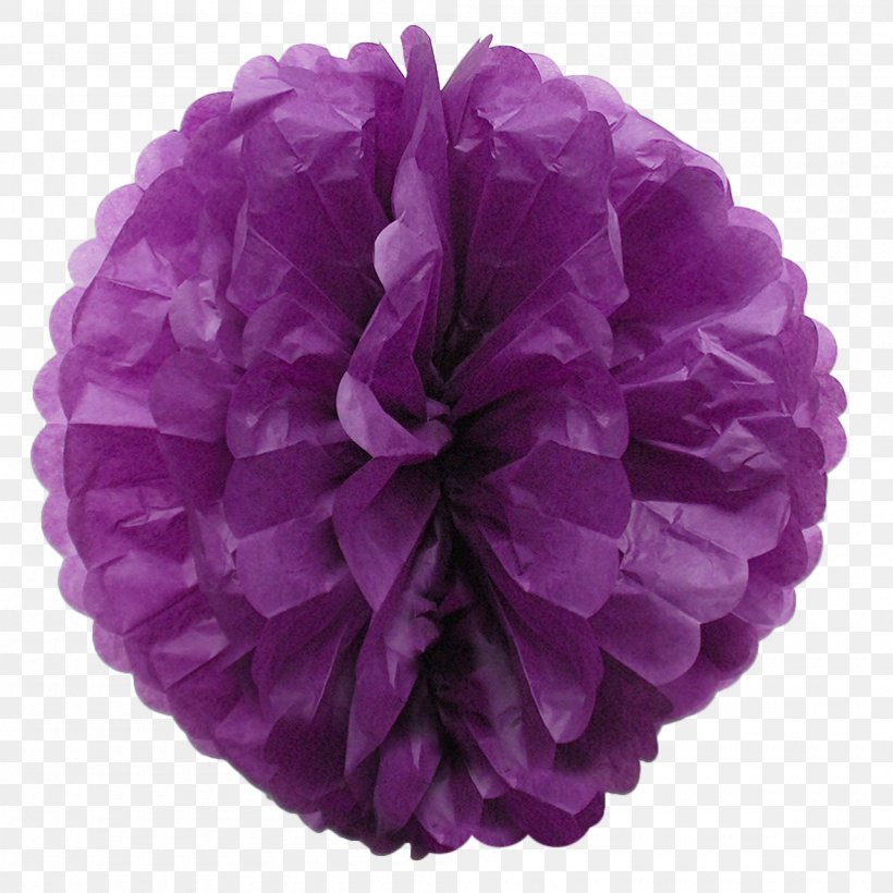 Paper Pom-pom Color Lilac Wedding, PNG, 2000x2000px, Paper, Bast Fibre, Black, Bommel, Color Download Free