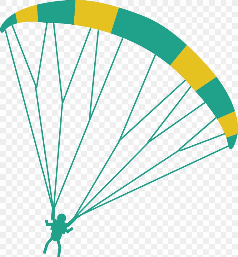 Parachuting Parachute, PNG, 868x938px, Parachuting, Advertising, Area, Cartoon, Grass Download Free