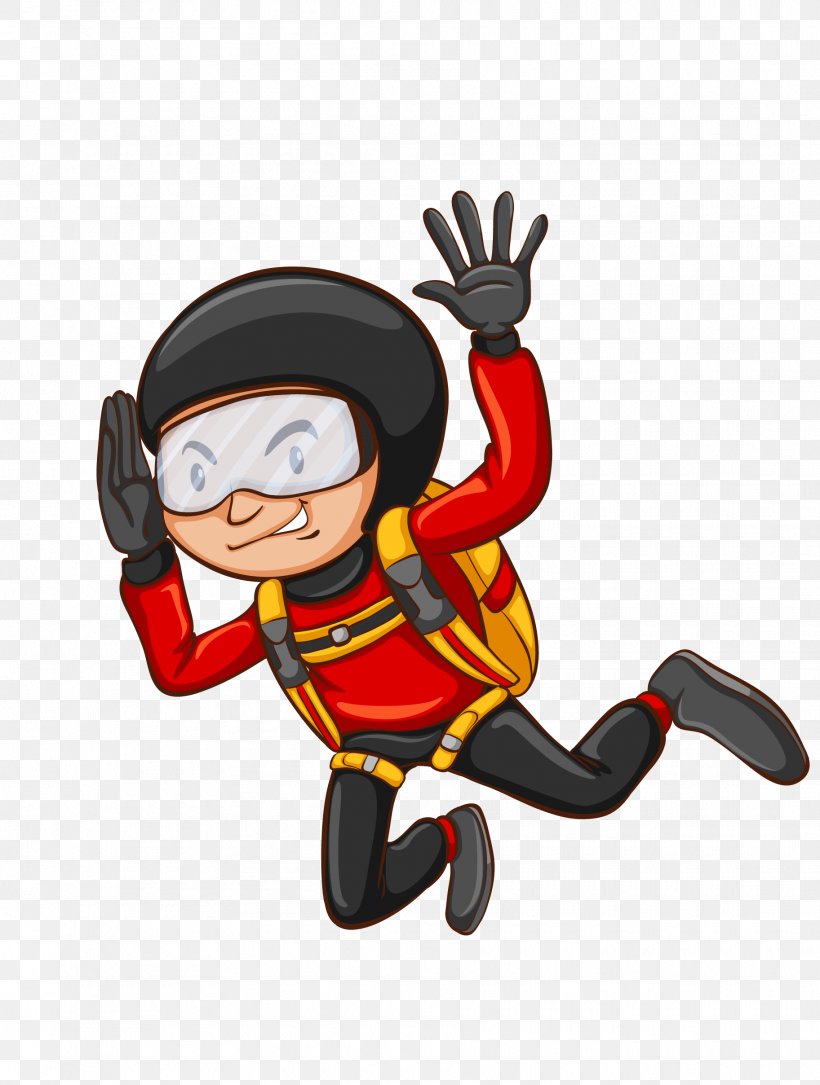 Airplane Parachuting Cartoon Illustration, PNG, 1825x2417px, Airplane, Art, Cartoon, Extreme Sport, Fictional Character Download Free