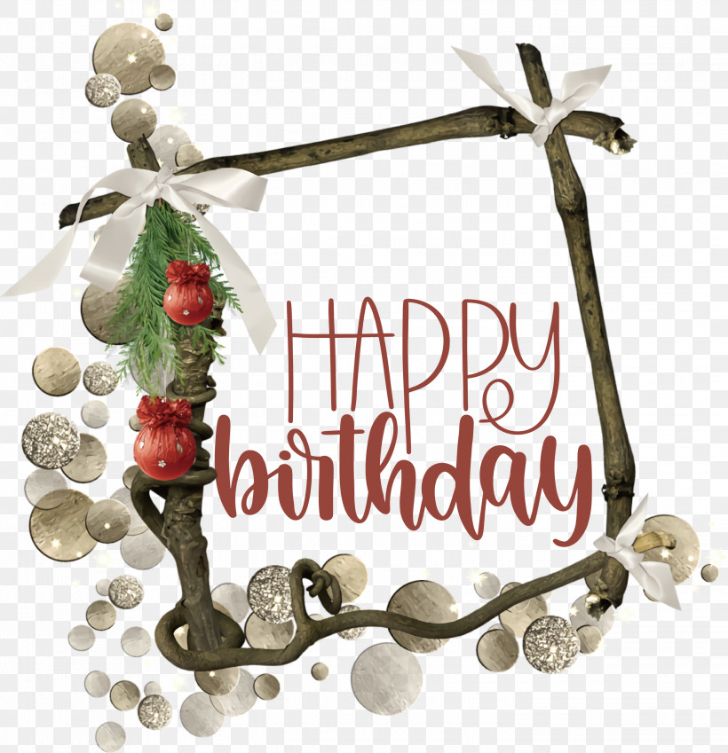 Birthday Happy Birthday, PNG, 2895x3000px, Birthday, Christmas And Holiday Season, Christmas Day, Christmas Decoration, Christmas Gift Download Free