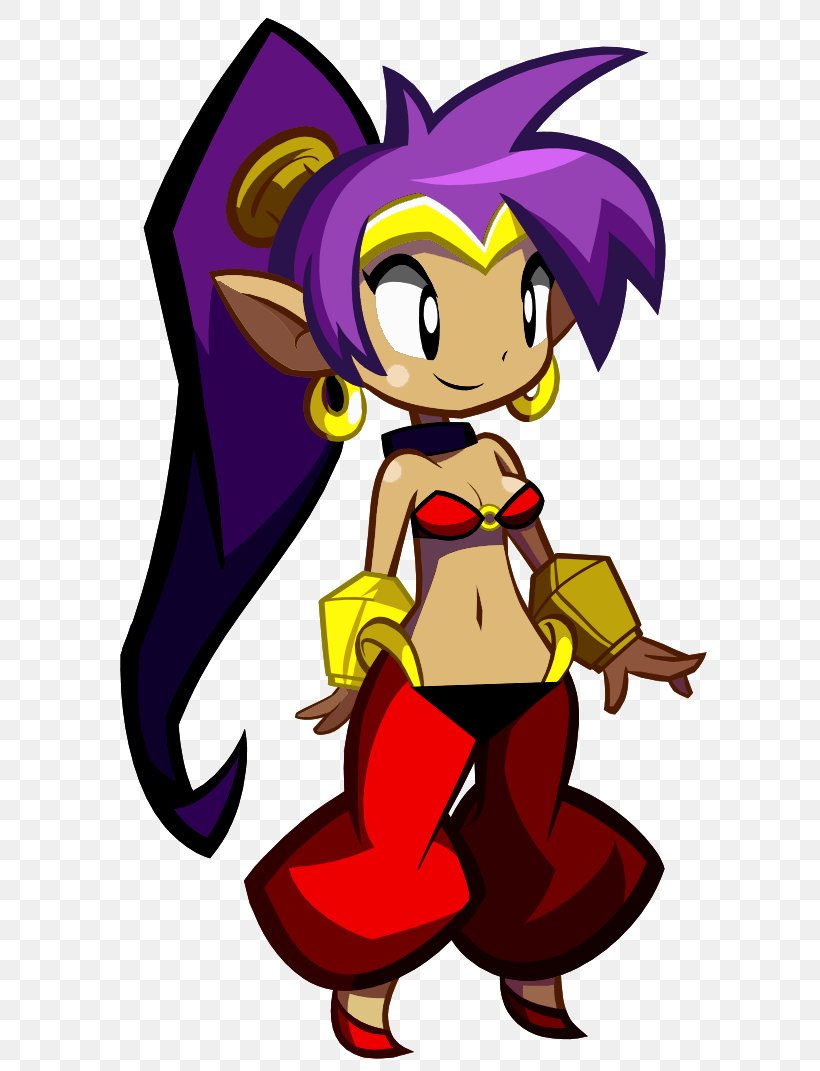 Shantae: Half-Genie Hero Shantae: Risky's Revenge Shantae And The Pirate's Curse Wii U WayForward Technologies, PNG, 627x1071px, Shantae Halfgenie Hero, Art, Artwork, Cartoon, Fictional Character Download Free
