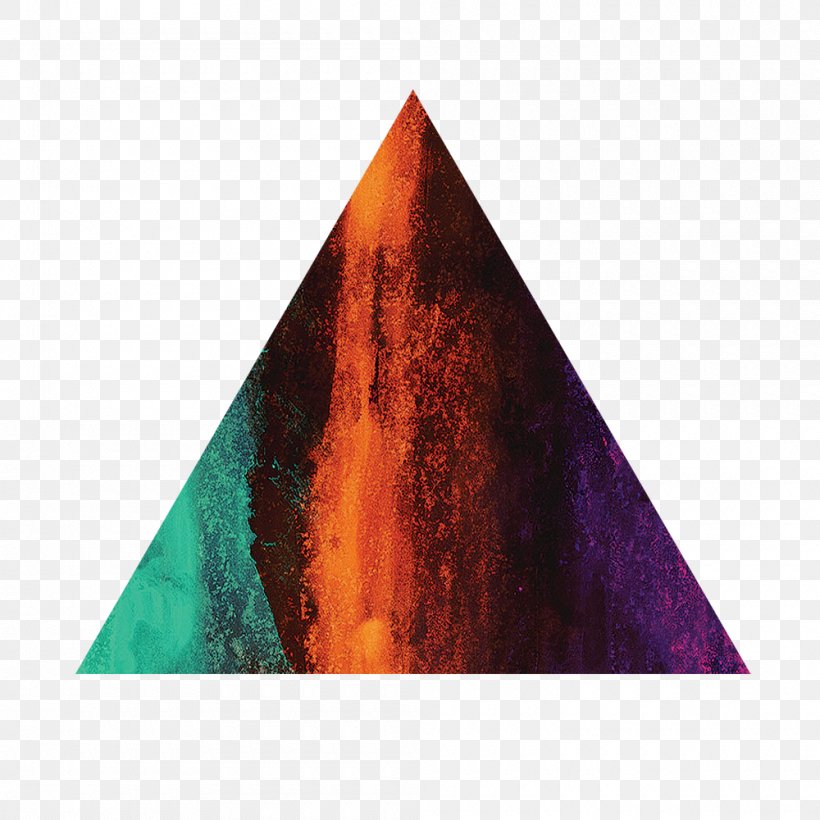 Color Particles Overlapping Triangles Decorative Pattern, PNG, 1000x1000px, Triangle, Color, Particle Download Free