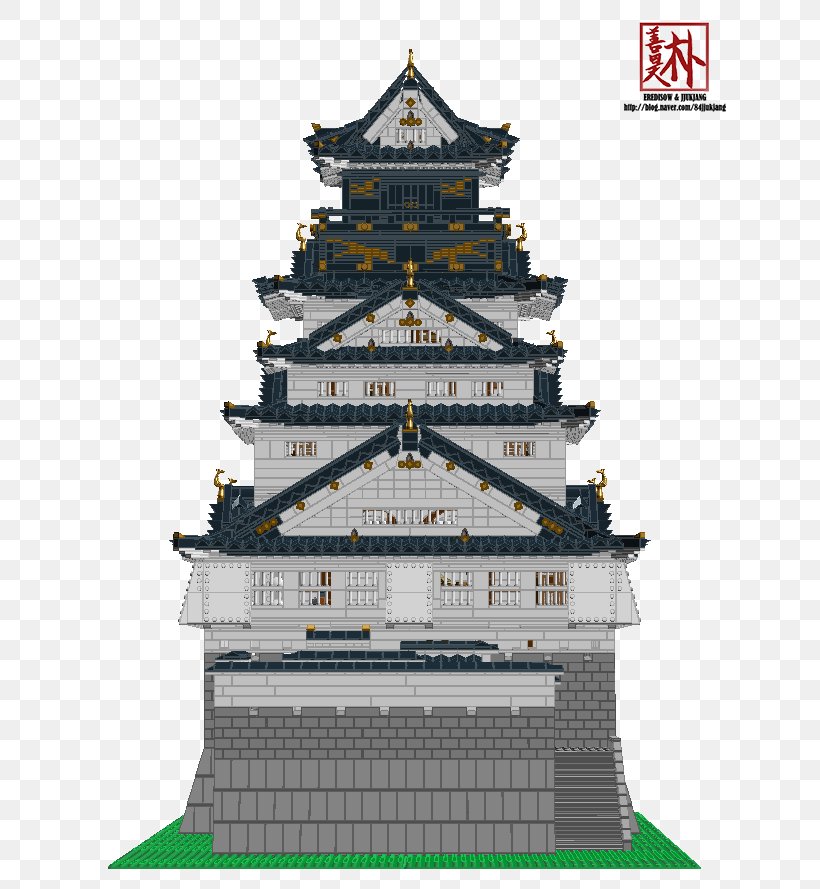 Osaka Castle Chinese Pagoda Lego Architecture, PNG, 668x889px, Osaka Castle, Architecture, Building, Castle, Chinese Architecture Download Free