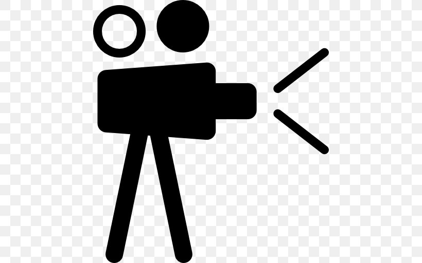 Video Cameras Film Clip Art, PNG, 512x512px, Video Cameras, Area, Black, Black And White, Camera Download Free