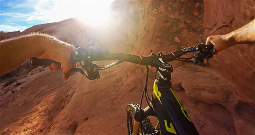 GoPro High Frame Rate Action Camera, PNG, 1505x800px, Gopro, Action Camera, Adventure, Adventurer, Bicycle Download Free