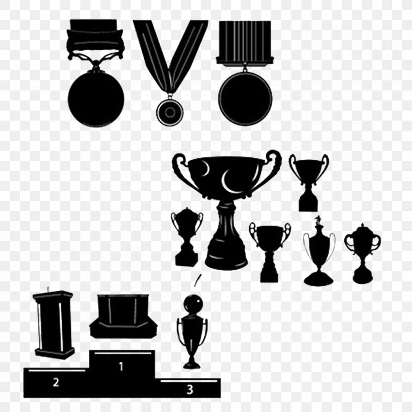 Sport Euclidean Vector Award, PNG, 1000x1000px, Sport, Award, Black And White, Board Game, Chessboard Download Free