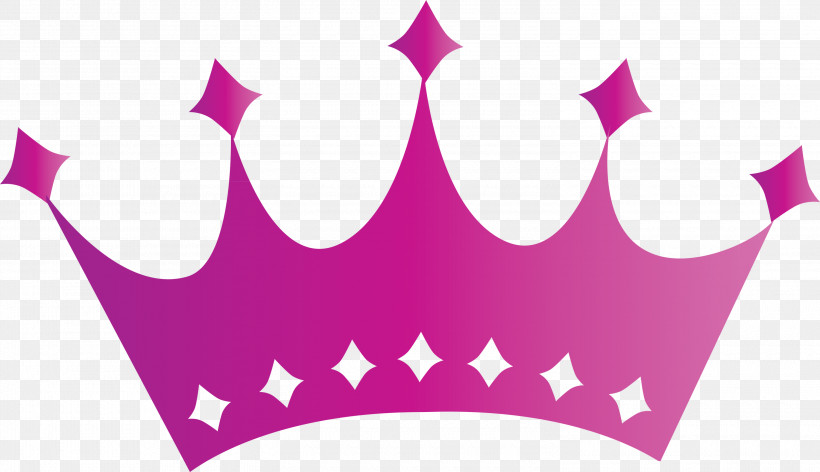 Crown, PNG, 3000x1730px, Pink, Costume Accessory, Crown, Logo, Magenta Download Free
