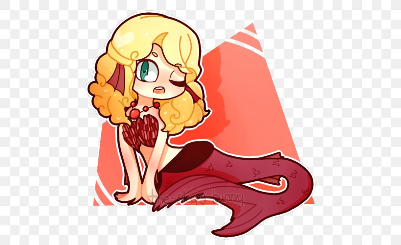 Heather Chandler Monster Siren Mermaid Illustration, PNG, 500x500px, Watercolor, Cartoon, Flower, Frame, Heart Download Free